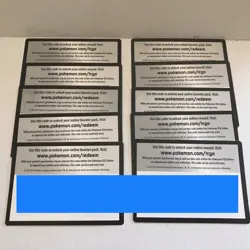 10 Unused Pokemon TCG Online Card Codes - Image 1