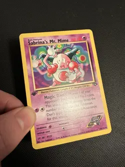 Pokemon Card - Sabrina's Mr. Mime Gym Challenge 1st Edition 59/132 WotC Vintage - Image 3