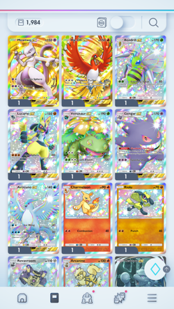 Pokemon TCG (Trading Card Game) Pocket 2 Crown Ho-Oh + Mewtwo 2640+ Pack HG - Image 3