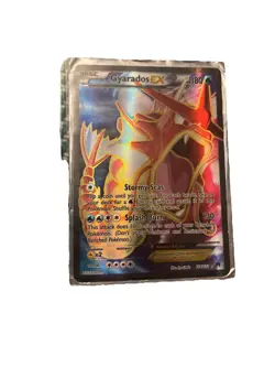 Pokemon Gyarados EX TCG Full Art Holo Ultra Rare Card 114/122 XY-Breakpoint NM - Image 1