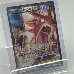 Pokemon Gyarados EX TCG Full Art Holo Ultra Rare Card 114/122 XY-Breakpoint NM - Image 2