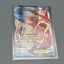 Pokemon Gyarados EX TCG Full Art Holo Ultra Rare Card 114/122 XY-Breakpoint NM - Image 3