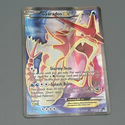 Pokemon Gyarados EX TCG Full Art Holo Ultra Rare Card 114/122 XY-Breakpoint NM - Image 4