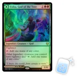 FOIL ESIKA, GOD OF THE TREE Kaldheim KHM Magic MTG MINT CARD - Image 1