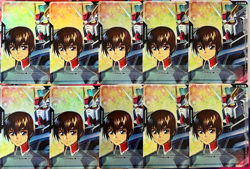 10 Pieces RP-007 Kira & Strike Gundam Promo Resource Gundam Card Game Japanese - Image 1