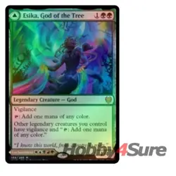 Foil Esika, God Of The Tree M/NM Magic: The Gathering MTG Kaldheim - Image 1