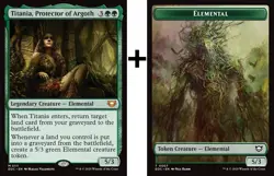 1x - Titania, Protector of Argoth + 1x Token - CMR: Edge of Eternities - NM MTG - Image 1