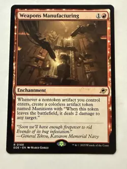 Weapons Manufacturing MTG Edge of Eternities NM Magic Regular 0168 - Image 1