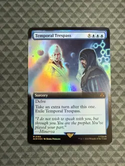 MTG Temporal Trespass #0160 Foil Extended Art Rare UB: Assassin’s Creed (ACR) - Image 1