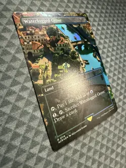 MTG Waterlogged Grove #0116 Foil Borderless Rare UB: Assassin’s Creed (ACR) - Image 2