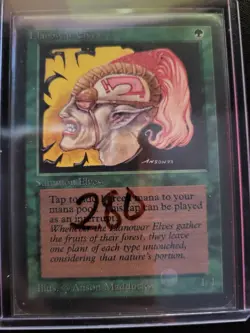 MTG Magic the Gathering Card Common Llanowar Elves - Image 1