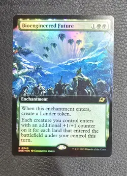 Bioengineered Future (Extended Art) Edge of Eternities Foil MTG NM Magic - Image 1