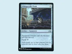 Whispersilk Cloak, Mystery Booster, NearMint, Magic the Gathering MTG - Image 1