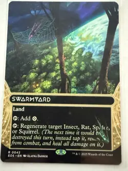 Swarmyard 0042 (Borderless) Edge of Eternities: Stellar Sights Regular NM MTG - Image 1