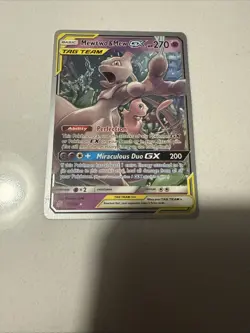 Mewtwo & Mew GX 71/236 [2019 World Championships] Pokemon TCG TAG TEAM PROMO NM - Image 1