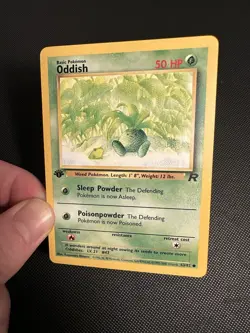 Pokemon TCG Team Rocket Oddish 1st Edition 63/82 WotC Vintage - Image 4