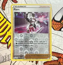 2020 Pokemon - PIERS - # 058/073 - Reverse Holo - Champion's Path - Image 1