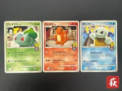 (LP/MP) Charmander Bulbasaur Squirtle Pokemon Center 10th Promo JP #2507040003 - Image 1
