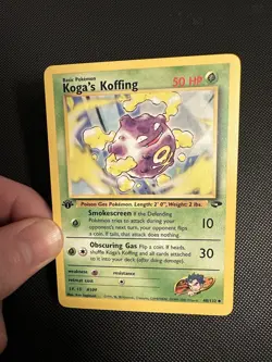 Pokemon TCG 48/132 Koga's Koffing Gym Challenge 1st Edition WotC Vintage - Image 1