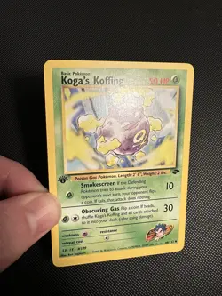 Pokemon TCG 48/132 Koga's Koffing Gym Challenge 1st Edition WotC Vintage - Image 2
