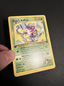 Pokemon TCG 48/132 Koga's Koffing Gym Challenge 1st Edition WotC Vintage - Image 3
