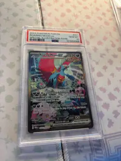 POKEMON PSA 10 2023 SV Paradox Rift Roaring Moon ex 251/182 SIR - Image 1