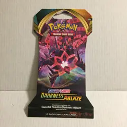 4 New Pokemon Sword & Shield Darkness Ablaze Packs - 40 Total Cards - Image 2