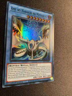 Yugioh Ame No Habakiri No Mitsurugi ALIN-EN092 Super Rare Alliance Insight NM 1x - Image 2