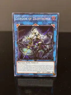 Yugioh! Gorgon of Zilofthonia DUAD-EN050 1st Edition Secret Rare (in-hand) - Image 1