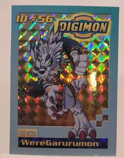 Bandai Digimon Trading Card ID#56 Weregarurumon Toy Exclusive Holo Rare - Image 2