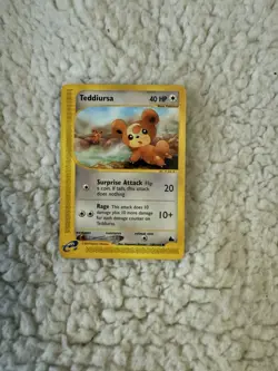 Pokemon Teddiursa Vintage Card 109/144 Skyridge - Image 1