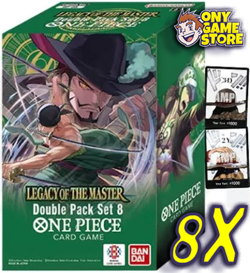 One Piece Card Game Double Pack Set vol.8 [DP-08] 8x Sigillato/Sealed Preordine - Image 1