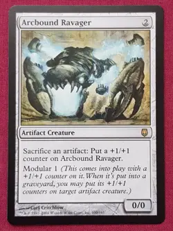 Magic The Gathering DARKSTEEL ARCBOUND RAVAGER artifact card MTG - Image 1