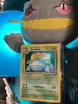 Pokemon TCG Venusaur Base Set Holographic Card 15/102 - Image 1