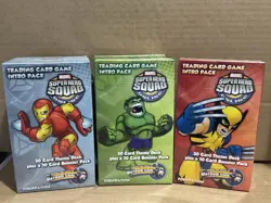 6 Marvel Super Hero Squad Trading Card Game (Upper Deck) New - Read Description - Image 1