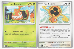 Fan Rotom & Mow Rotom - Stellar Crown - 2 Card Set - 118/142 - &- 008/142 - NM - Image 1