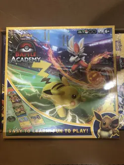 Pokemon TCG TRADING CARD GAME BATTLE ACADEMY Cinderace V Pikachu V Eevee V CASE - Image 2