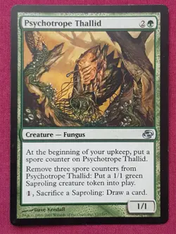 Magic The Gathering PLANAR CHAOS PSYCHOTROPE THALLID green card MTG - Image 1