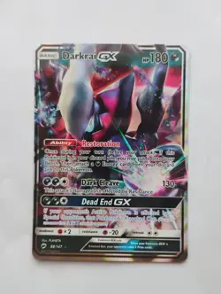 Pokemon Darkrai GX Holo Card 88/147 Sm-Burning Shadows - Image 1