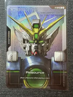 Gundam card Game Resource Wing Gundam Zero C+ Newtype Rising GD01 R-004 parallel - Image 1