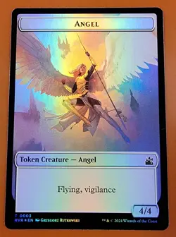 1x Goblin & Angel (0003) | FOIL TOKEN | Ravnica Remastered | MTG Magic Cards - Image 2