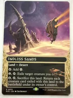 MTG Endless Sands 0015 *Non-Foil* Borderless Edge of Eternities Stellar NM/MT - Image 1