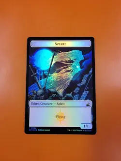 1x Elf Knight & Spirit (0004) | FOIL TOKEN | Ravnica Remastered | MTG Magic - Image 4