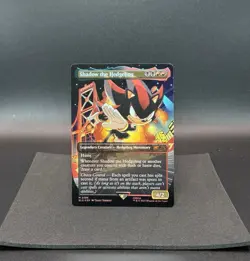 Shadow the Hedgehog - Friends And Foes 🌈 Rainbow Foil- Sonic x Secret Lair -MTG - Image 2