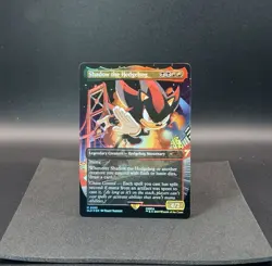 Shadow the Hedgehog - Friends And Foes 🌈 Rainbow Foil- Sonic x Secret Lair -MTG - Image 3