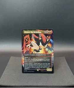 Shadow the Hedgehog - Friends And Foes 🌈 Rainbow Foil- Sonic x Secret Lair -MTG - Image 4
