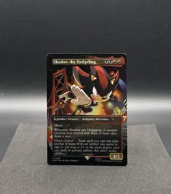 Shadow the Hedgehog - Friends And Foes 🌈 Rainbow Foil- Sonic x Secret Lair -MTG - Image 5