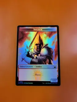 1x Elf Knight & Soldier (0016) | FOIL TOKEN | Ravnica Remastered | MTG Magic - Image 4