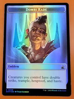 1x Elf Knight & Domri Rade (0020) | FOIL TOKEN | Ravnica Remastered | MTG Magic - Image 2