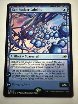 Synthesizer Labship 0081 Foil MTG Edge of Eternities NM - Image 1